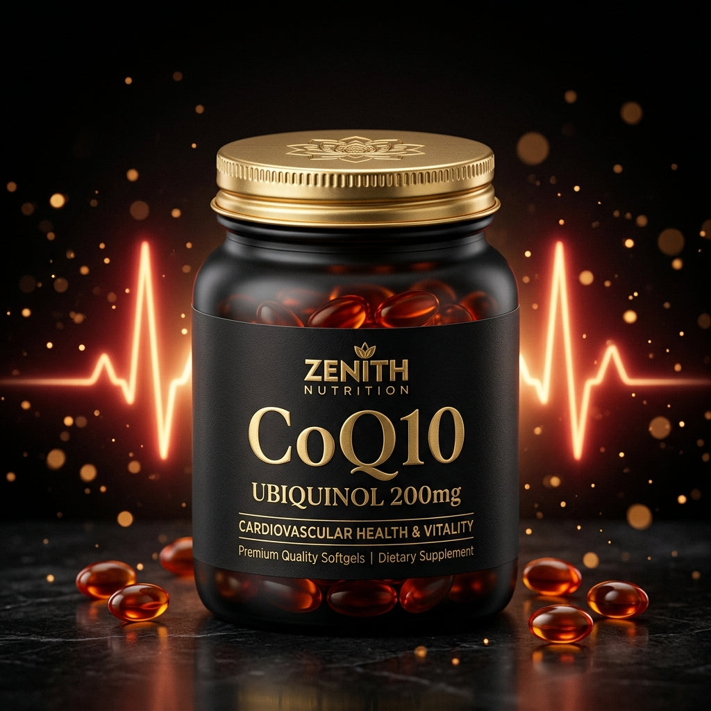 Therapium™ CoQ10 Ubiquinol 200mg — Heart & Energy Production